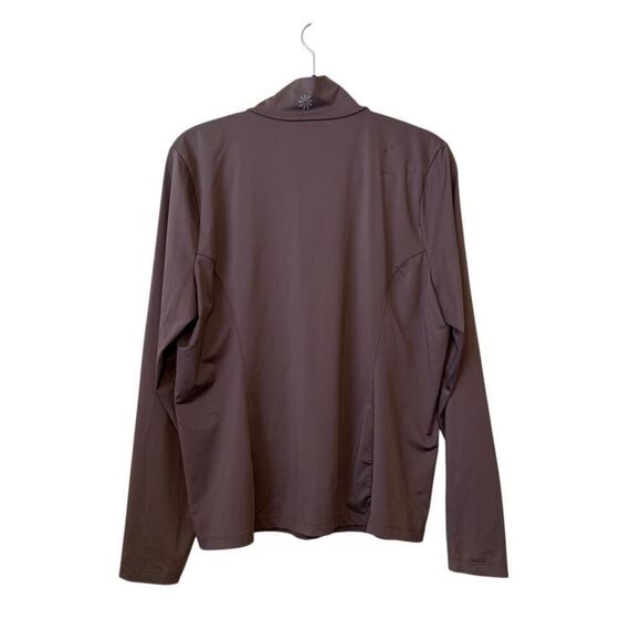 Athleta Mushroom Half Zip Long Sleeve Top Size XL Athletic, Gym, Hiking, Layers - Picture 4 of 13